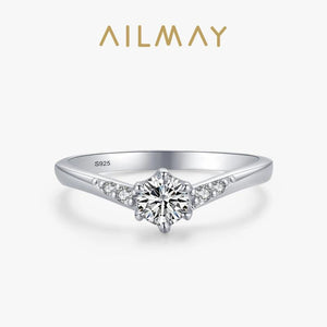 925 Sterling Silver CZ Stackable Rings for Women