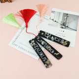 Zodiac Bookmark Epoxy Resin Silicone Molds Casting Pendant Tassel DIY Craft