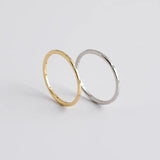 925 Silver Round Zircon Finger Ring for Women Men Couple
