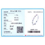 925 Silver Rainbow Zirconia Finger Ring Wedding Jewelry