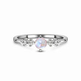 S925 Silver Zircon Stone Ring for Women