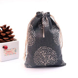 10pcs Small Cotton Bags 9x12cm Drawstring Gift Bag Pouches Wedding Party Favor