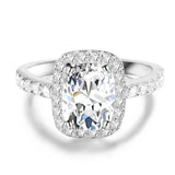 925 Silver Moissanite Anniversary Wedding Band Ring for Women Men