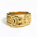 18K Plated Stainless Steel Sword Ring Size 7-13
