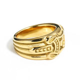 18K Plated Stainless Steel Sword Ring Size 7-13