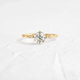925 Silver Geometric Zircon Ring Wedding Jewelry Bague Femme