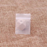 100pcs Jewelry Ziplock Clear Bags 0.2mm Thick