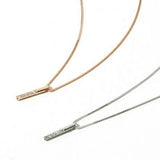 925 Sterling Silver CZ Necklace Bohemian Long Chain Statement Jewelry