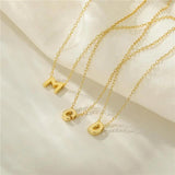 925 Silver A-Z 26 Letters Necklace Jewelry Chain Choker Necklace