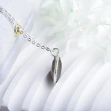 Labradorite Heart Pendant Necklace Natural Stone Jewelry