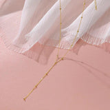 925 Silver Bead Chain Necklace for Women, Party Jewelry