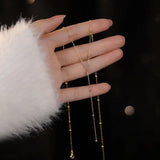 925 Silver Bead Chain Necklace for Women, Party Jewelry