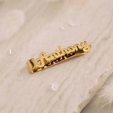 Personalized Stainless Steel Name Tie Clips