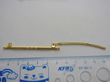 25 Barrette Clips Clamps Hair Bow Pins 60mm DIY Craft