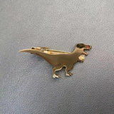 YEWANG Men's Tie Clip Dinosaur Buckle Metal Accessories