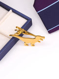 YEWANG Men's Tie Clip Dinosaur Buckle Metal Accessories