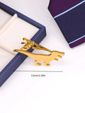 YEWANG Men's Tie Clip Dinosaur Buckle Metal Accessories