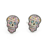 Skull Cuff Links Brass Skeleton Cufflinks Men Gift