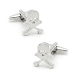 Skull Cuff Links Brass Skeleton Cufflinks Men Gift
