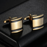 Copper Rectangle Cufflinks Men's Wedding Groomsmen Gift