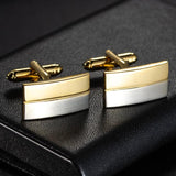 Copper Rectangle Cufflinks Men's Wedding Groomsmen Gift