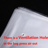 Clear Self Adhesive Seal Plastic Bags Jewelry Gift Packaging Bag