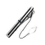 Crystal Inlaid Tie Clip for Men Women