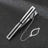 Crystal Inlaid Tie Clip for Men Women
