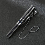 Crystal Inlaid Tie Clip for Men Women