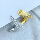 Men's Wing Cufflinks Stainless Steel Wedding Business Shirt Cuff Links