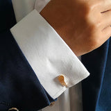 Men's Wing Cufflinks Stainless Steel Wedding Business Shirt Cuff Links