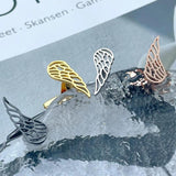 Men's Wing Cufflinks Stainless Steel Wedding Business Shirt Cuff Links