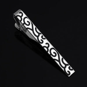 Geometric Crystal Copper Tie Clip Men's Business Wedding Suit Jewelry
