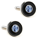 Stone Cufflinks 27 Design Men Cuff Links Crown Shell Globe Opal Red Pink Purple