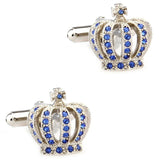 Stone Cufflinks 27 Design Men Cuff Links Crown Shell Globe Opal Red Pink Purple