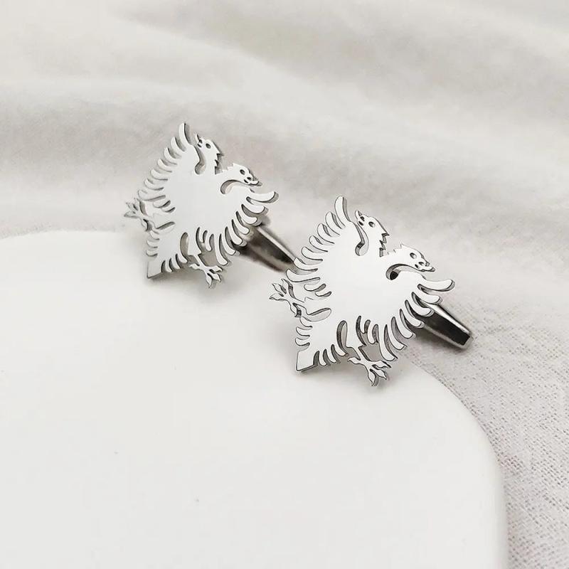 Albanian Eagle Cufflinks Men's Shirt Cufflink French Suit Accessories