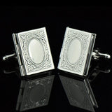 Love Book Cross Crystal Cufflink for Men