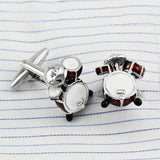 Love Book Cross Crystal Cufflink for Men