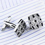 Love Book Cross Crystal Cufflink for Men