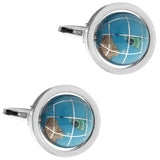 Men Cufflinks 18 Designs Paper Boat Poland Flag Music Staff Bow Snake