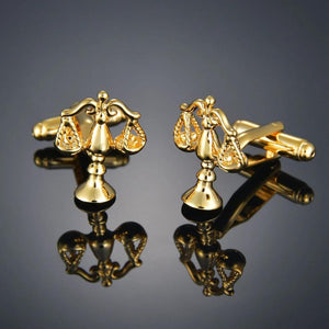 Judges Cufflinks Balance Scales High Men's Cuff Links