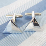 Set of 4 Silver Metal Cufflink Cuff Link
