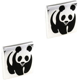Animal Cufflinks - Panda Owl Duck Eagle Fox