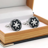 Men's Star Movie Brass Cufflinks Vintage Style