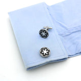 Men's Star Movie Brass Cufflinks Vintage Style