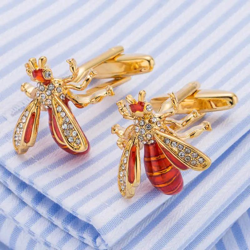 Bee Insect Funny Cuff links 517