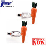 Carrot Cufflink Cuff Link 2 Pairs Set