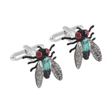 Colorful Metal Insect Flies Cufflinks For Mens French Shirt