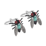 Colorful Metal Insect Flies Cufflinks For Mens French Shirt