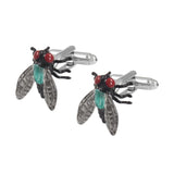 Colorful Metal Insect Flies Cufflinks For Mens French Shirt
